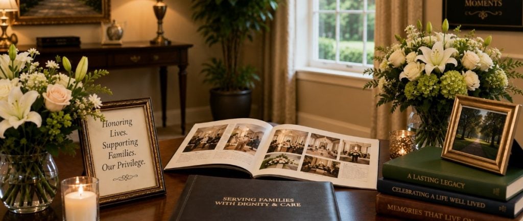 Funeral home interior at one of the trusted funeral homes Metairie, LA