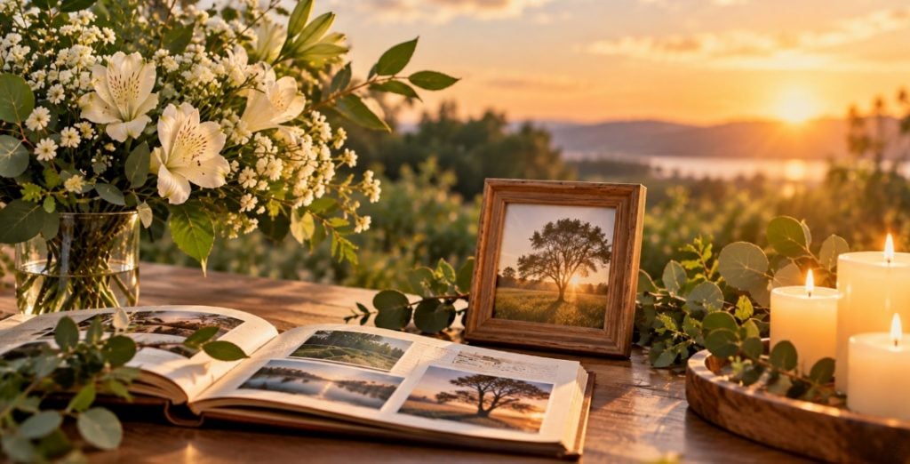Personalized memorial setting showing how cremation services Metairie, LA